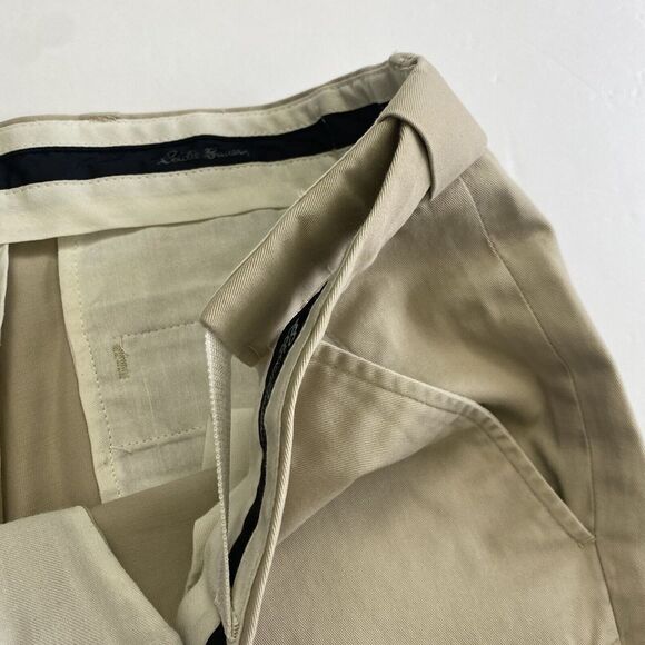 Eddie Bauer Pants Mens Size 34 Tan Cotton Relaxed Fit Wrinkle Resistant Straight - Picture 9 of 15